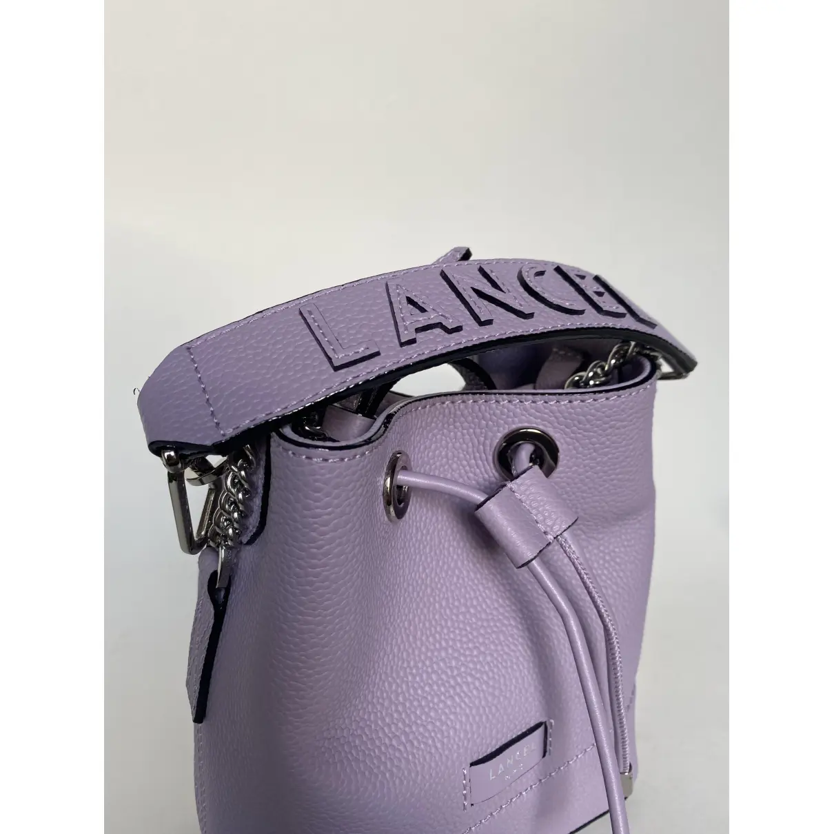 Ninon leather handbag Lancel