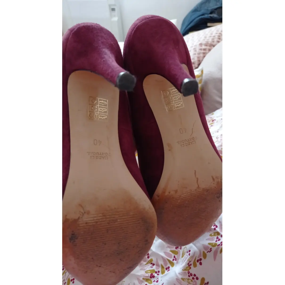 Leather heels Petite Mendigote