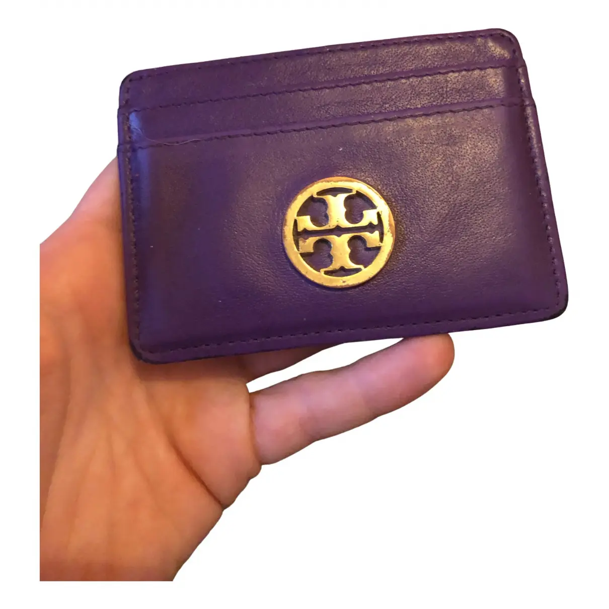 Leather wallet Tory Burch