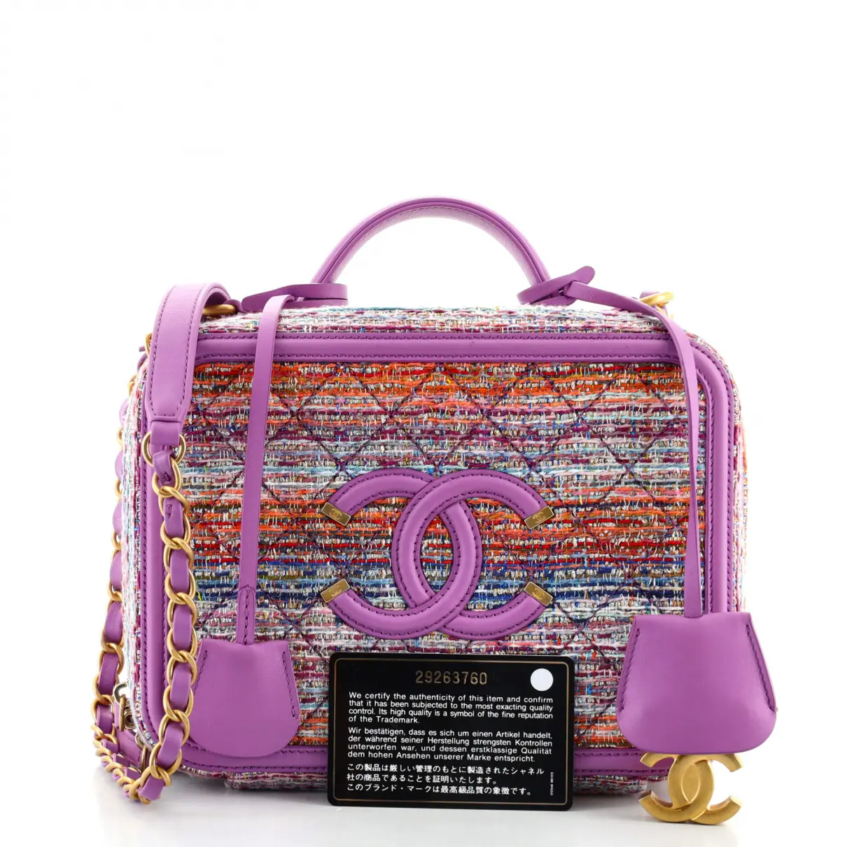 Buy Chanel Vanity leather handbag online