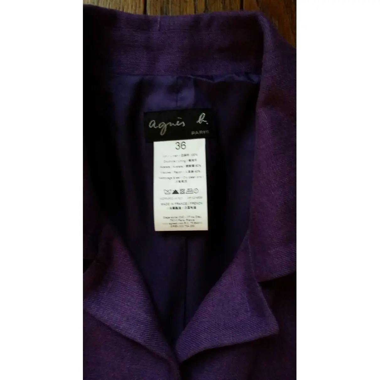 Buy Agnès B. Linen coat online