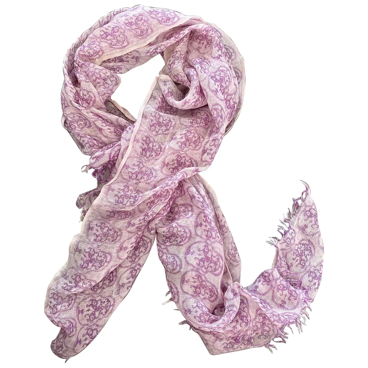 Linen scarf Hemisphere
