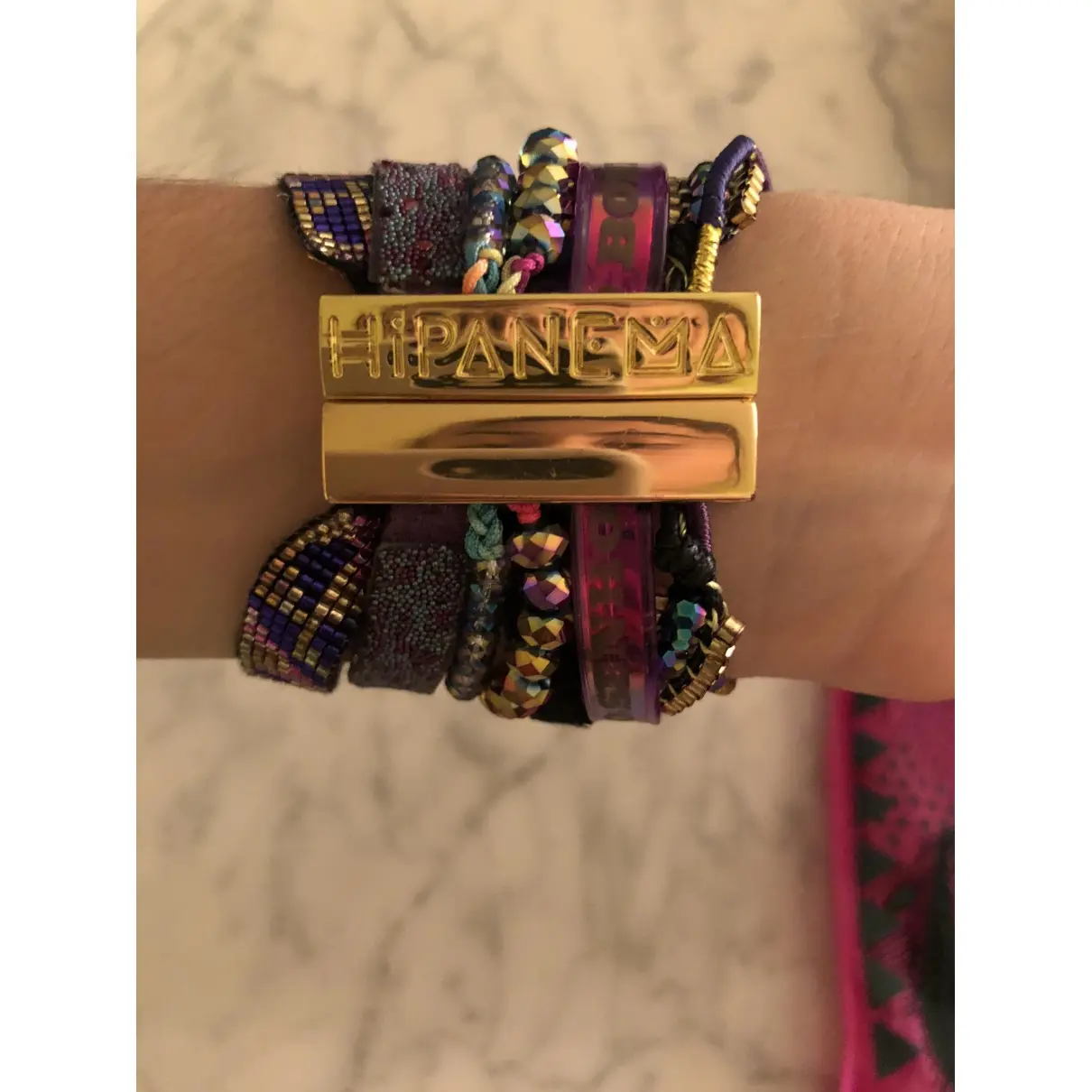 Buy Ipanema Purple Metal Bracelet online