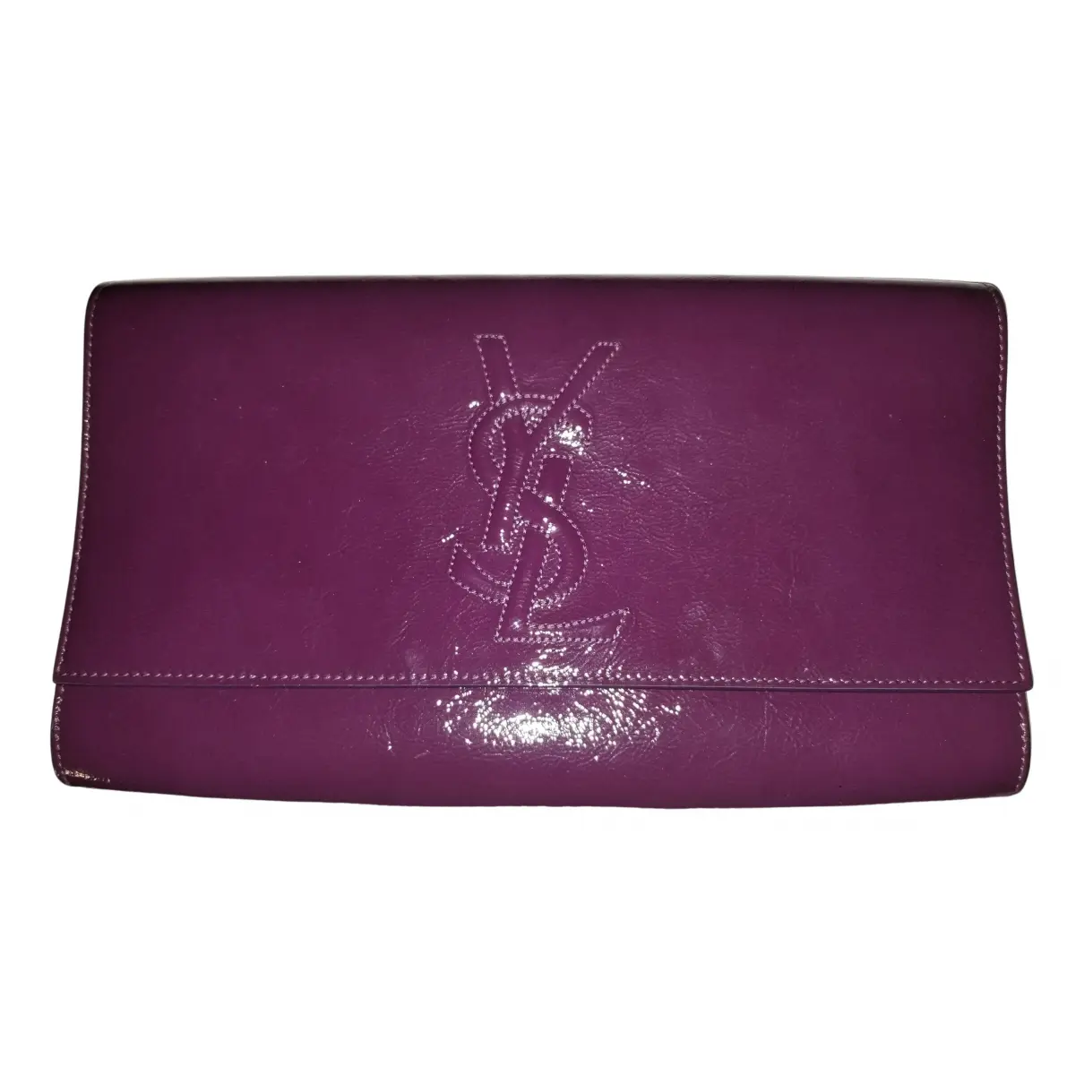 Belle de Jour patent leather clutch bag Yves Saint Laurent - Vintage
