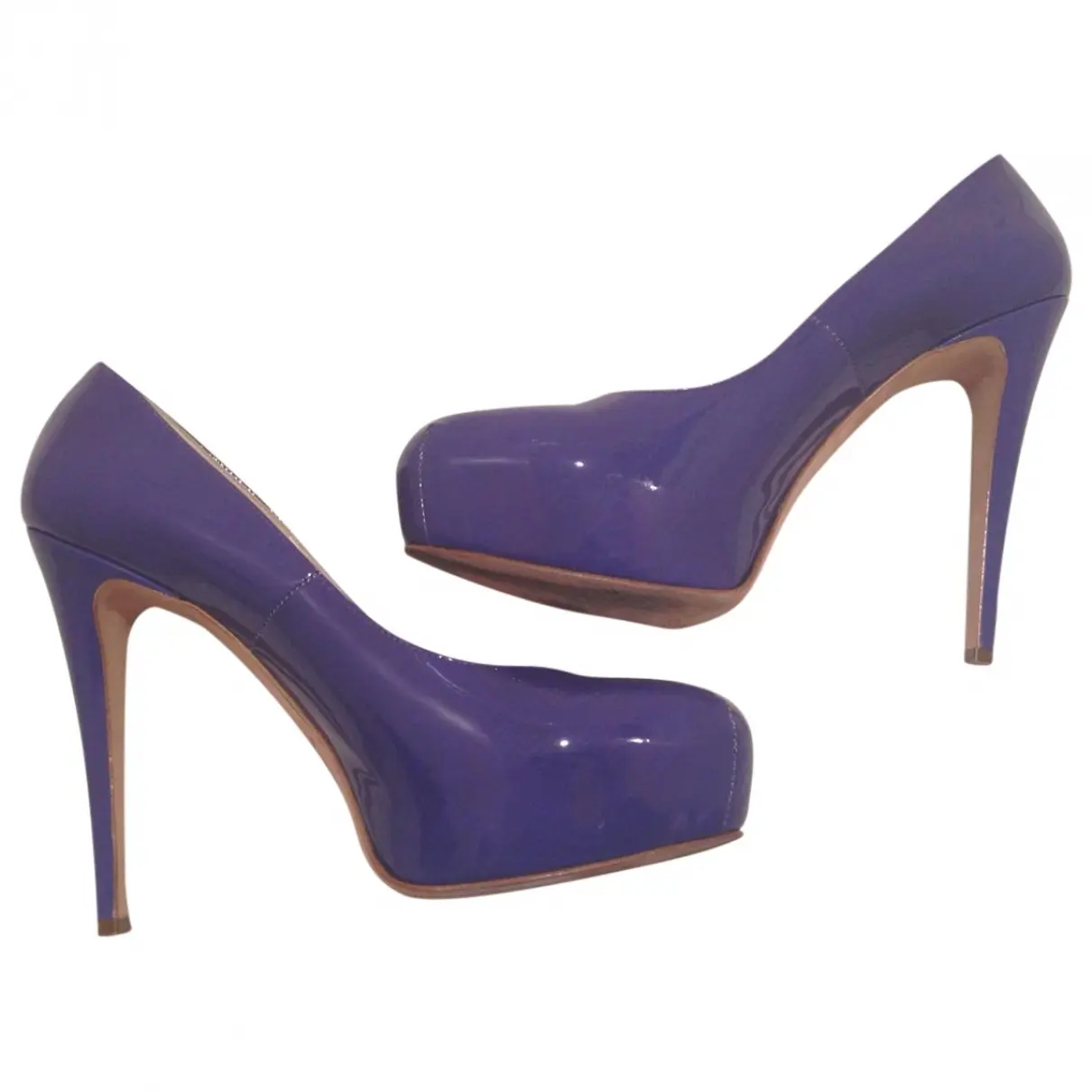 Purple Patent leather Heels Brian Atwood
