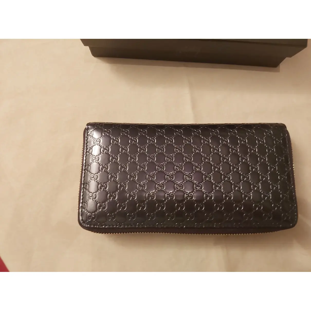 Buy Gucci Continental patent leather wallet online