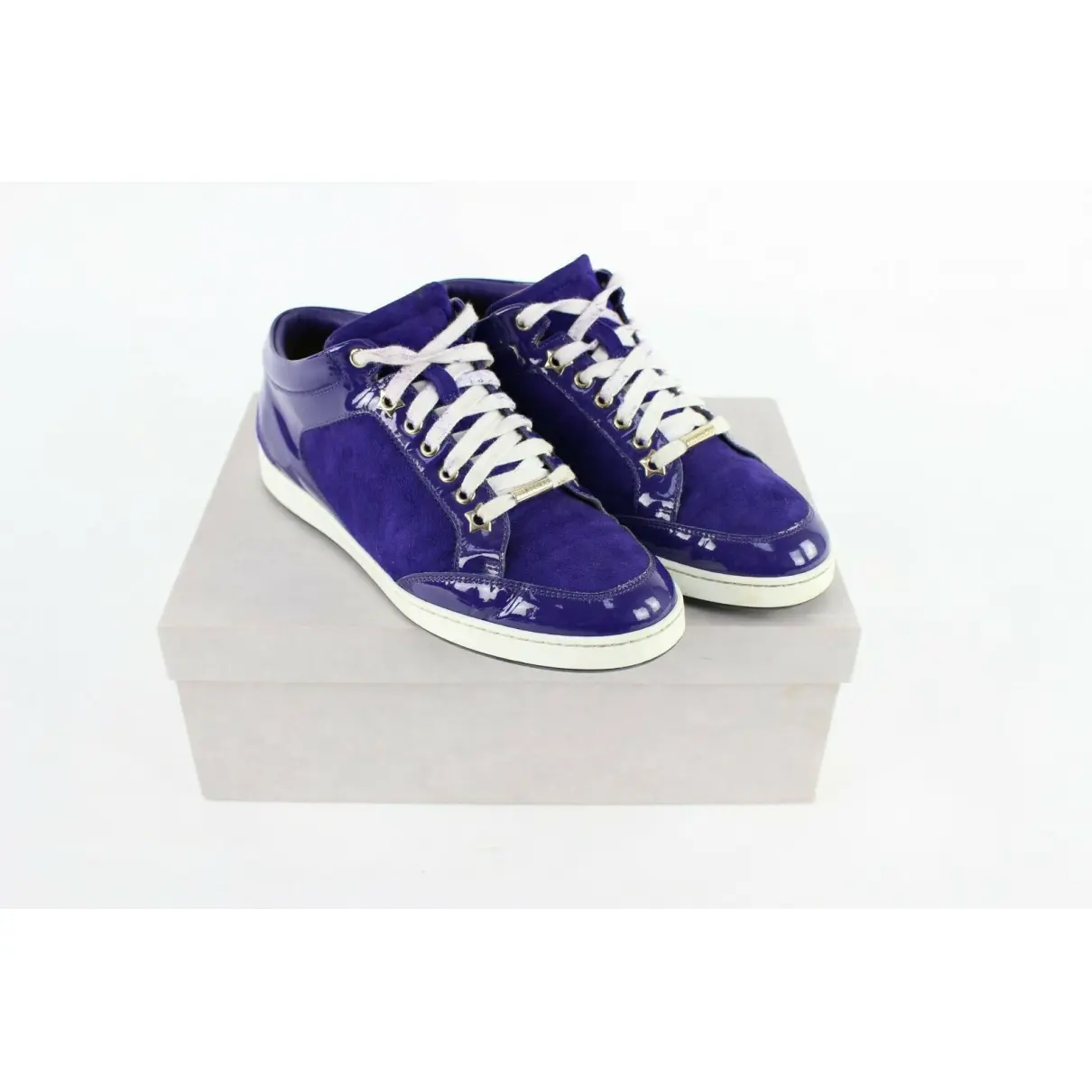 Buy Jimmy Choo Patent leather trainers online