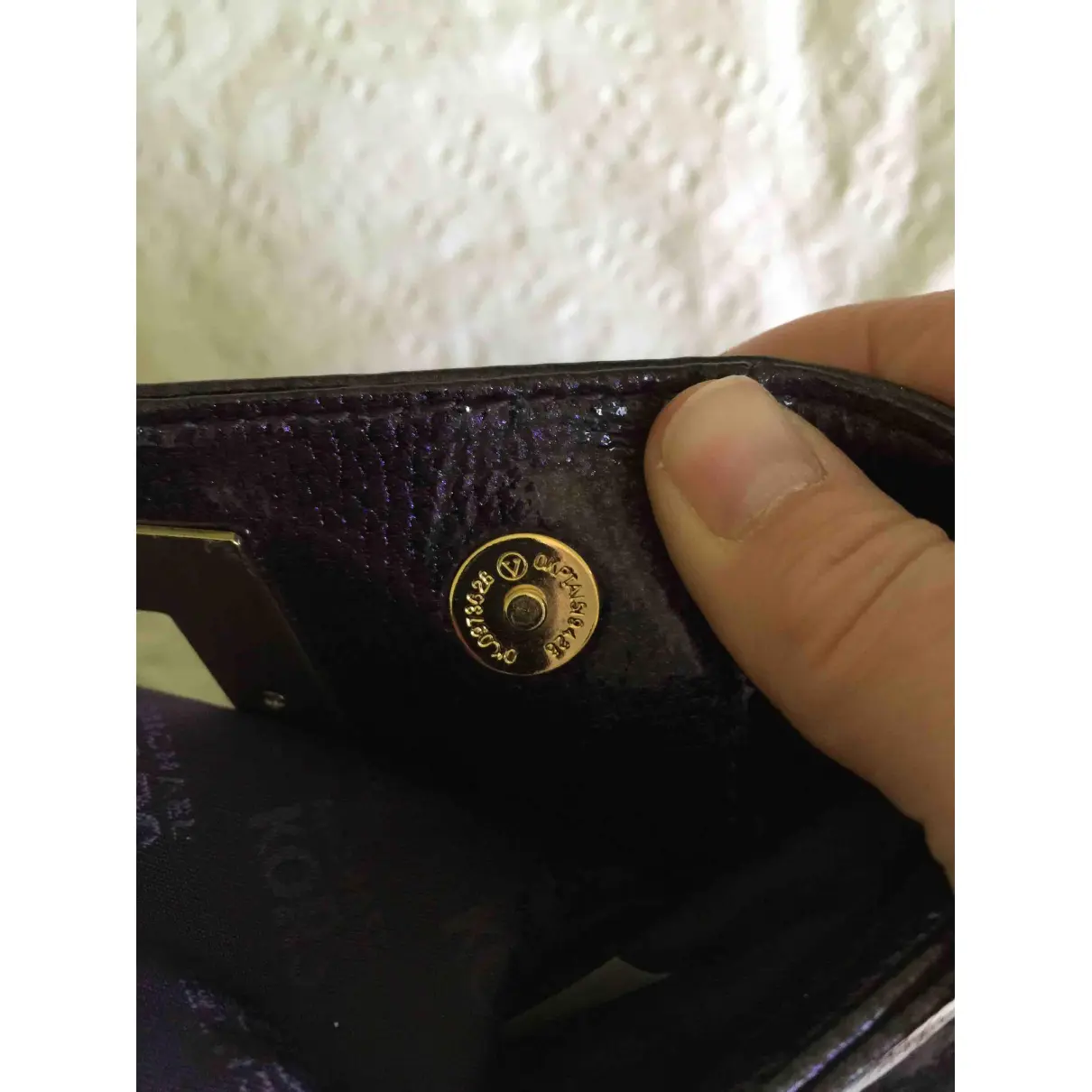 Patent leather clutch bag Michael Kors