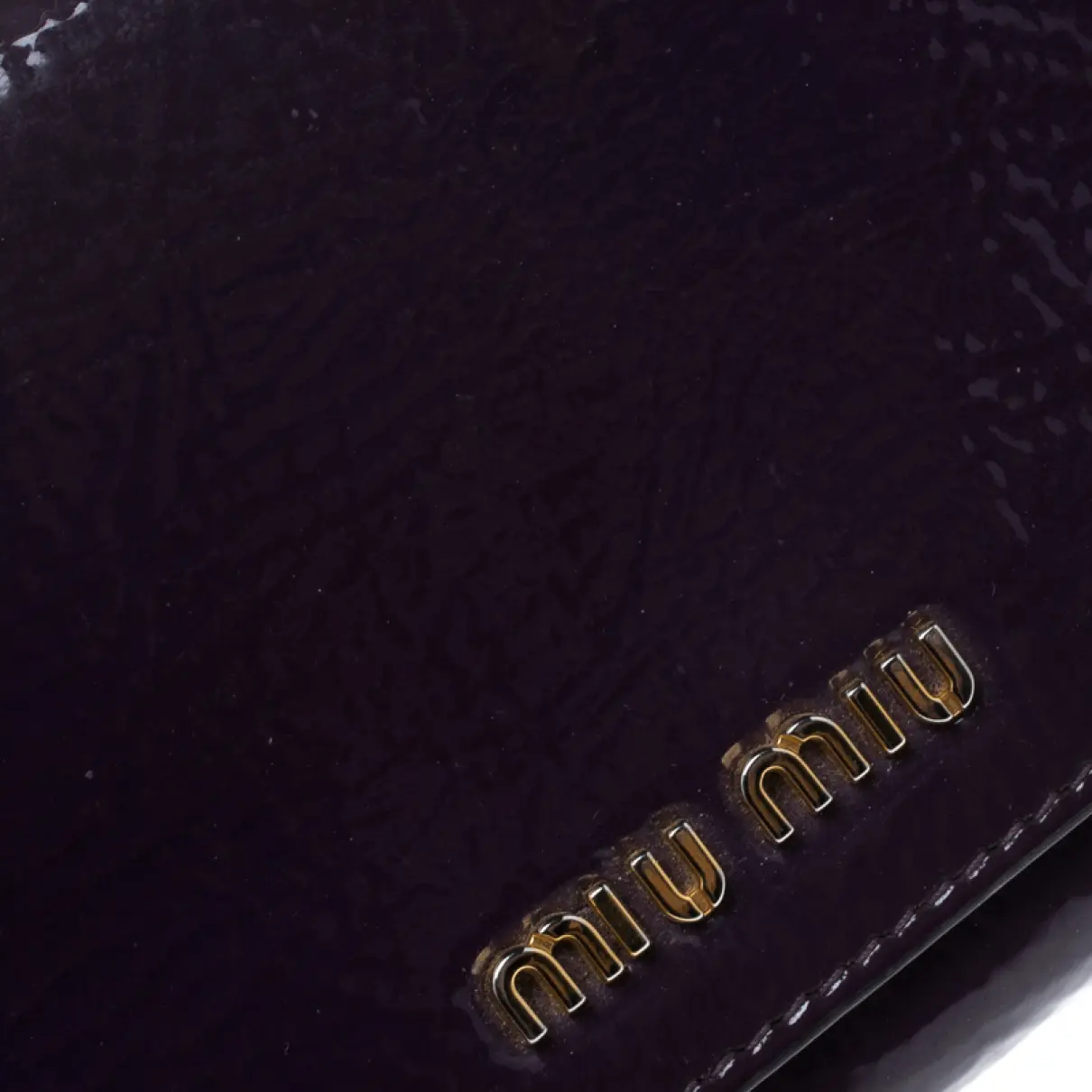 Patent leather purse Miu Miu