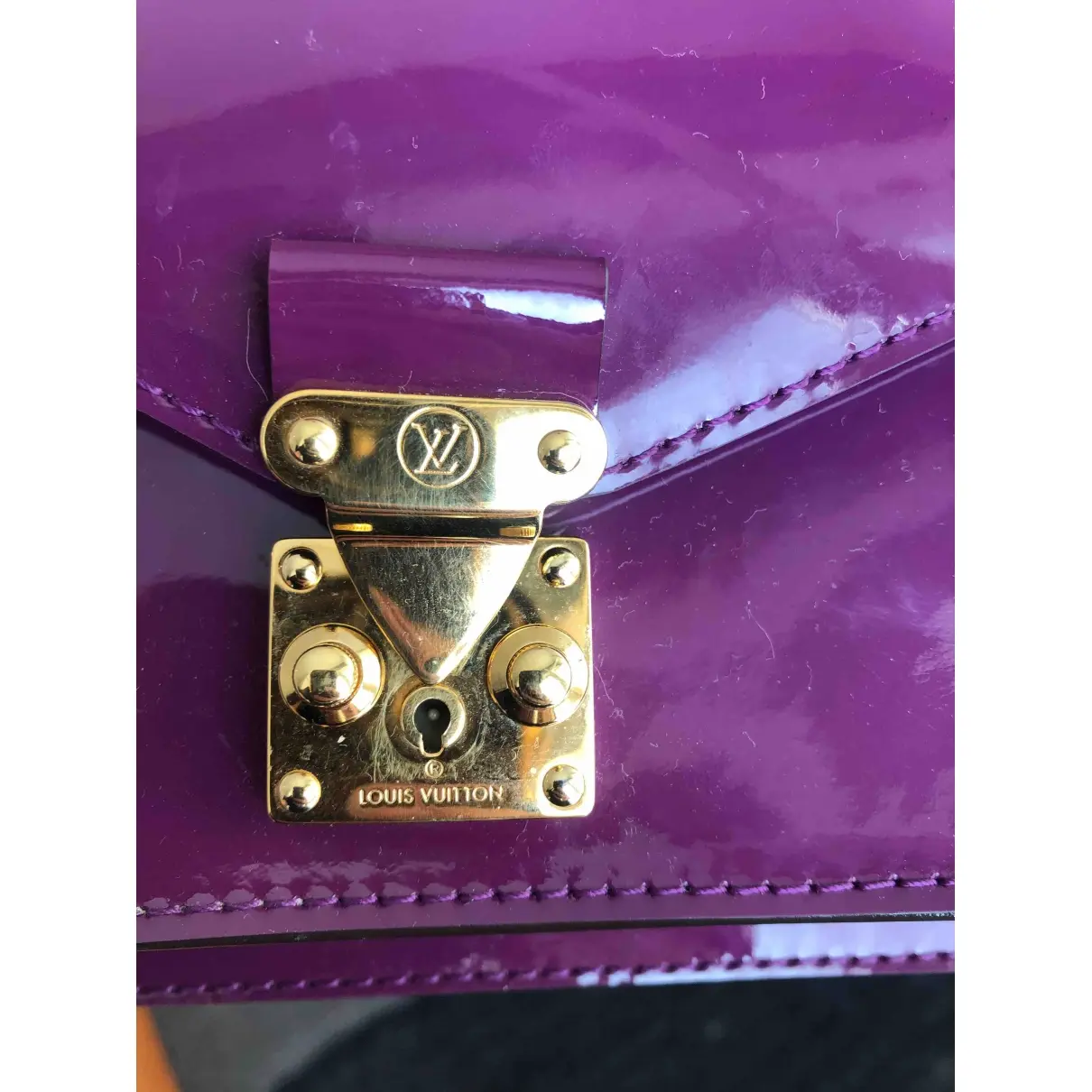 Monceau patent leather handbag Louis Vuitton