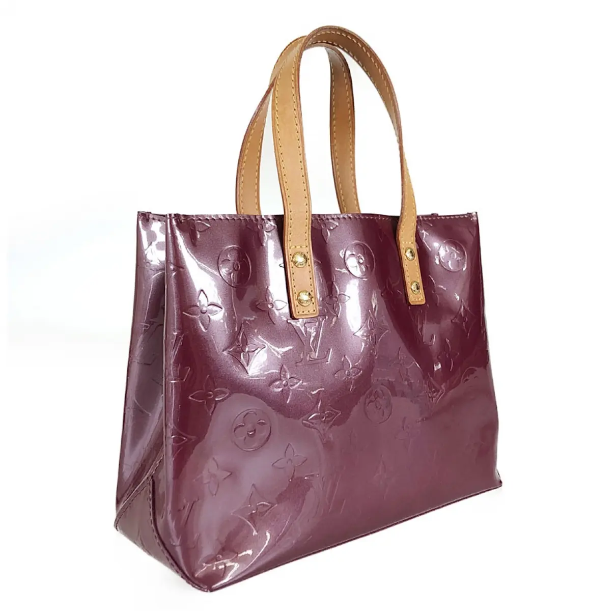 Louis Vuitton Reade patent leather handbag for sale