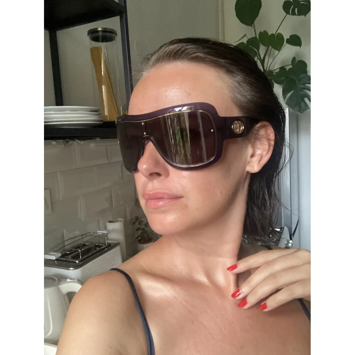 Oversized sunglasses Christian Dior