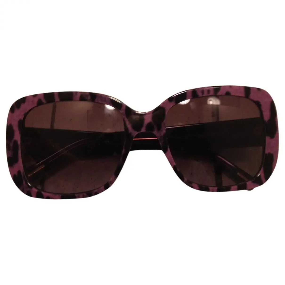 Purple Plastic Sunglasses Dolce & Gabbana