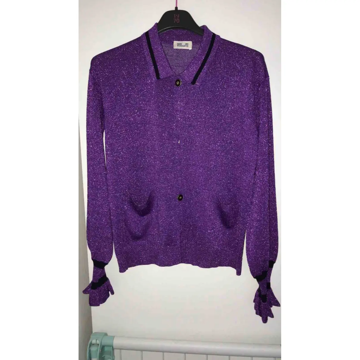 Buy Baum Und Pferdgarten Purple Polyester Knitwear online