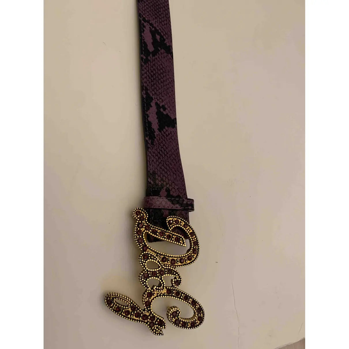 Buy D&G Python belt online