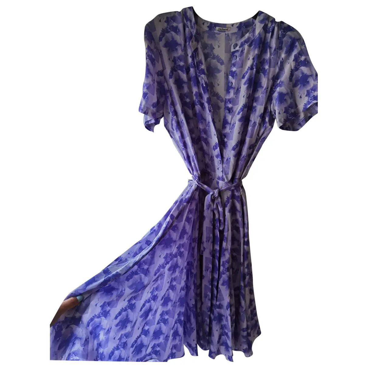 Silk mid-length dress Cacharel
