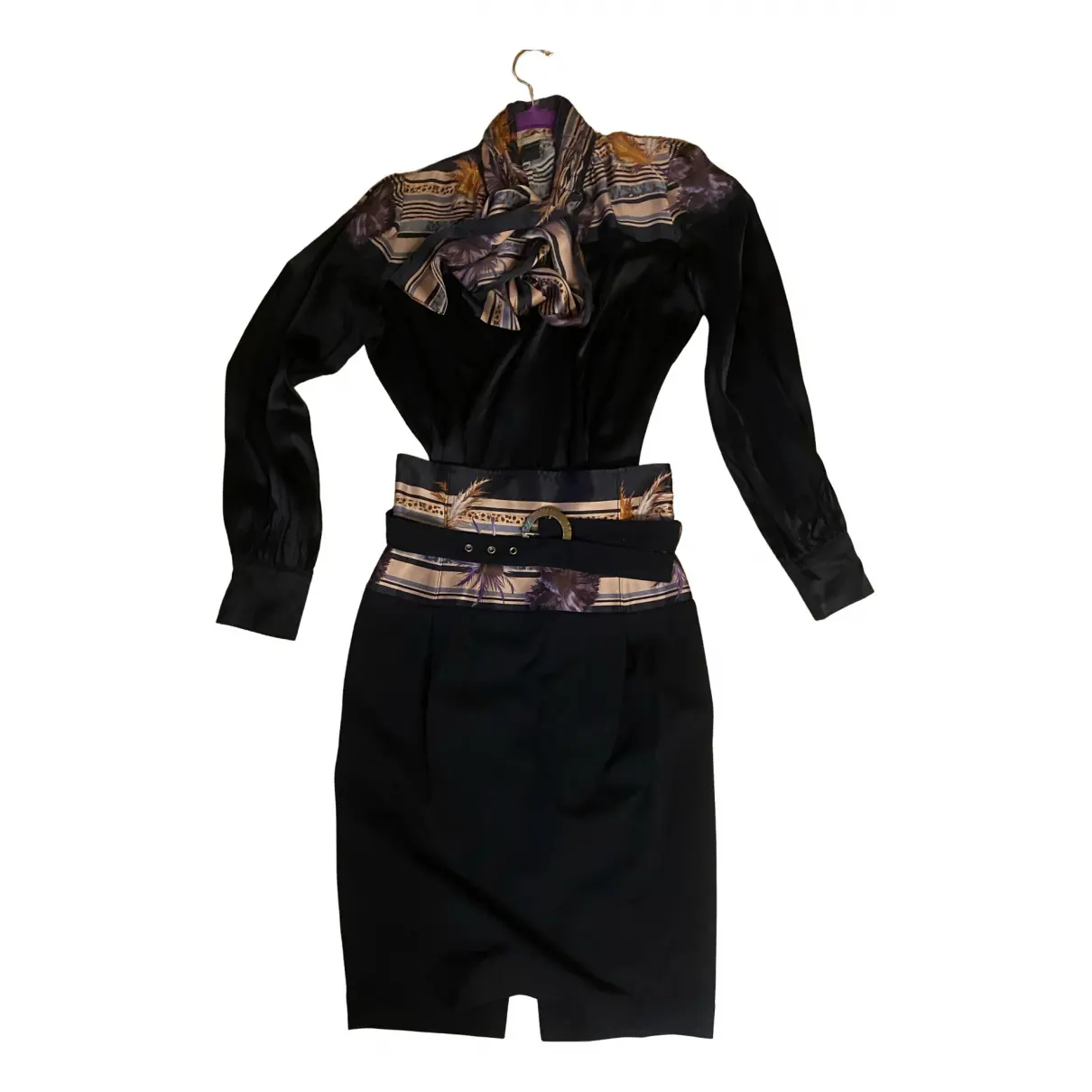 Silk skirt suit Class Cavalli - Vintage