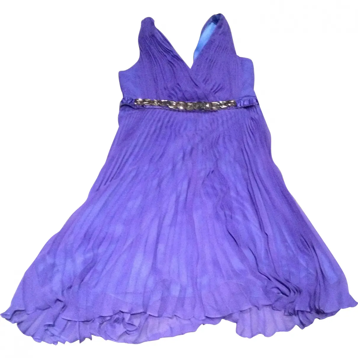 Purple Silk Dress Les Petites