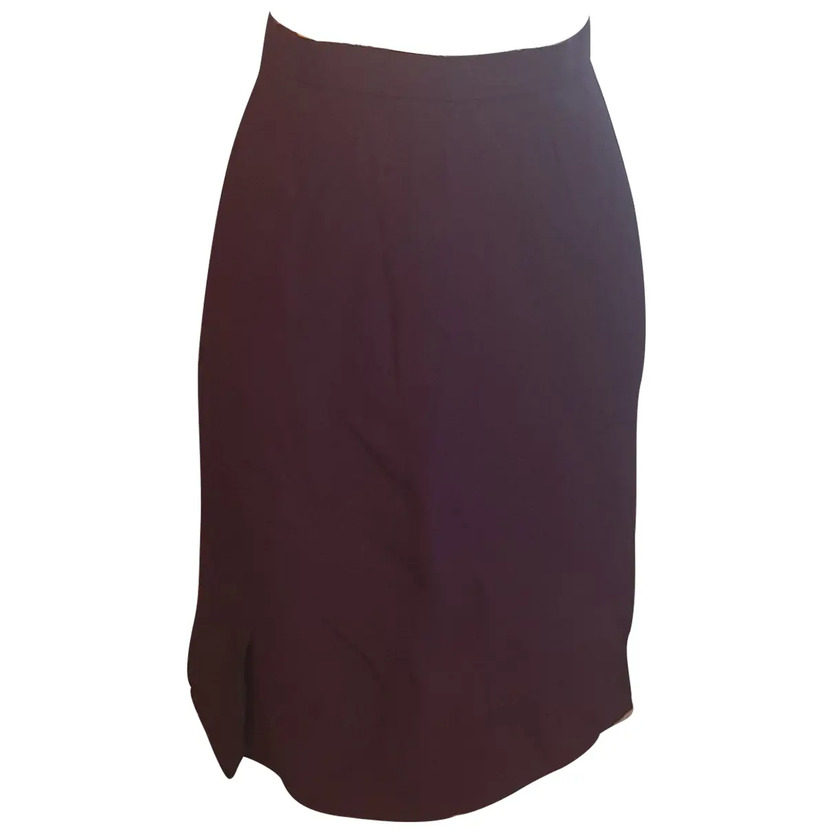 Silk mid-length skirt Givenchy - Vintage
