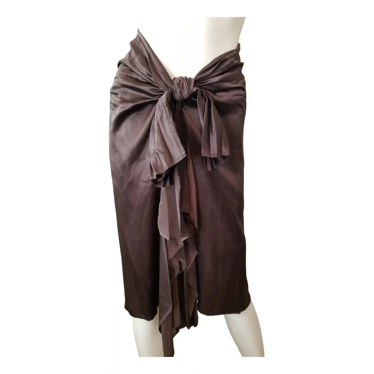 Silk mid-length skirt Lanvin