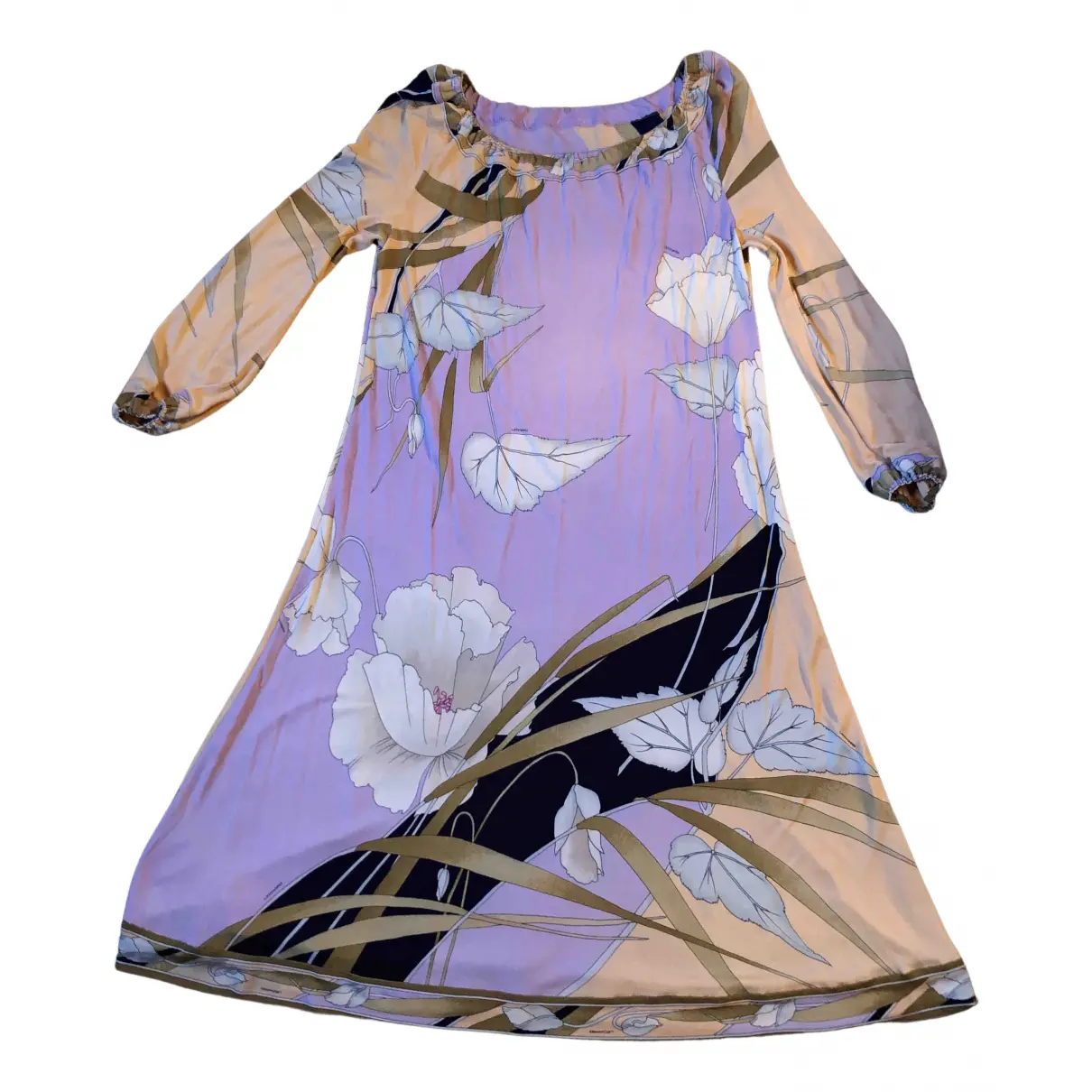 Silk mid-length dress Leonard