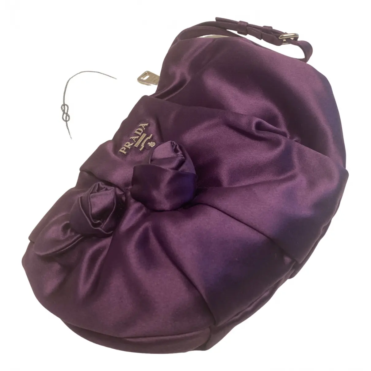 Silk clutch bag Prada - Vintage
