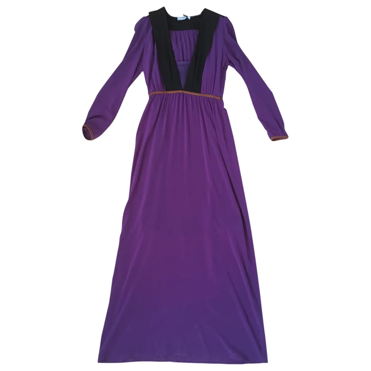 Silk maxi dress Prada