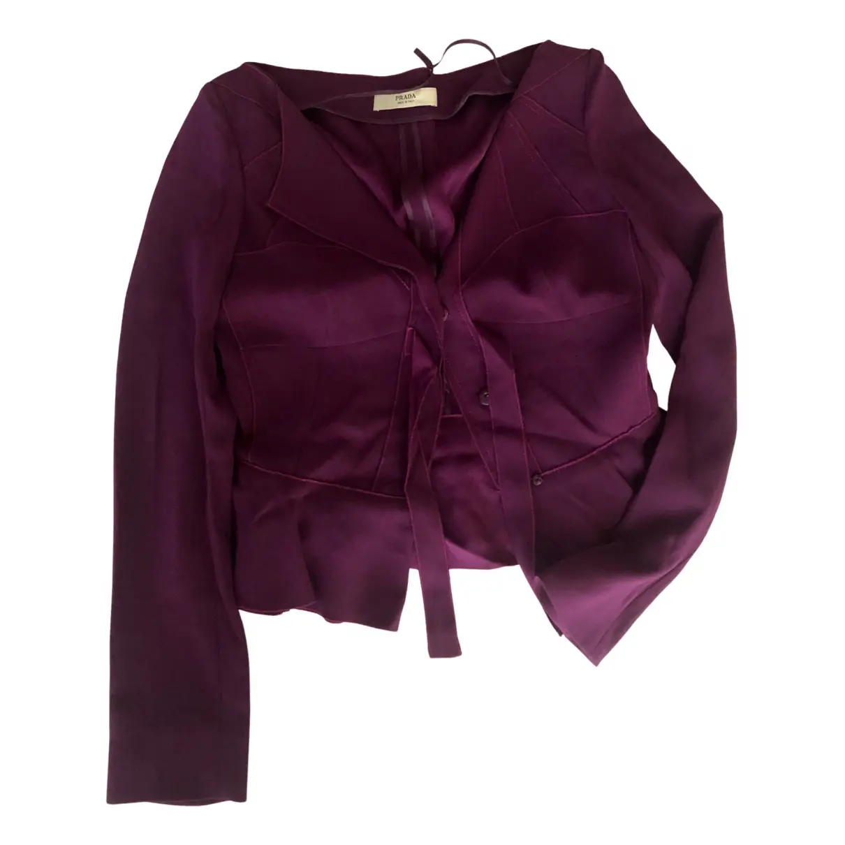 Silk suit jacket Prada