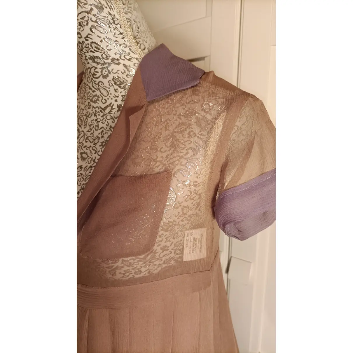 Silk mid-length dress Romeo Gigli