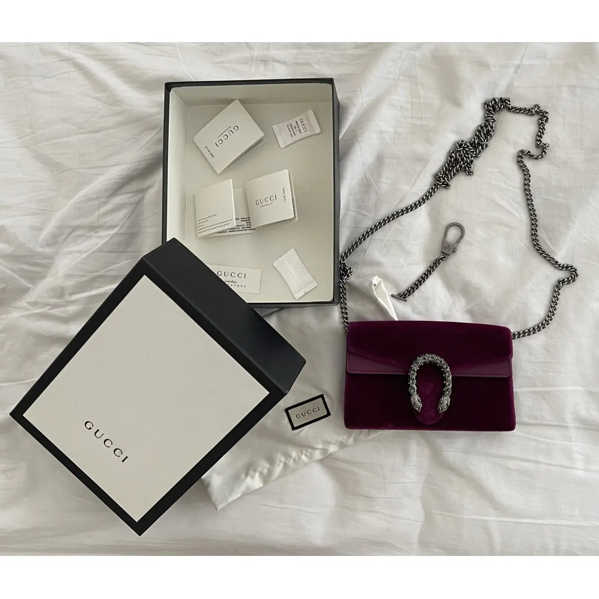 Buy Gucci Dionysus velvet handbag online