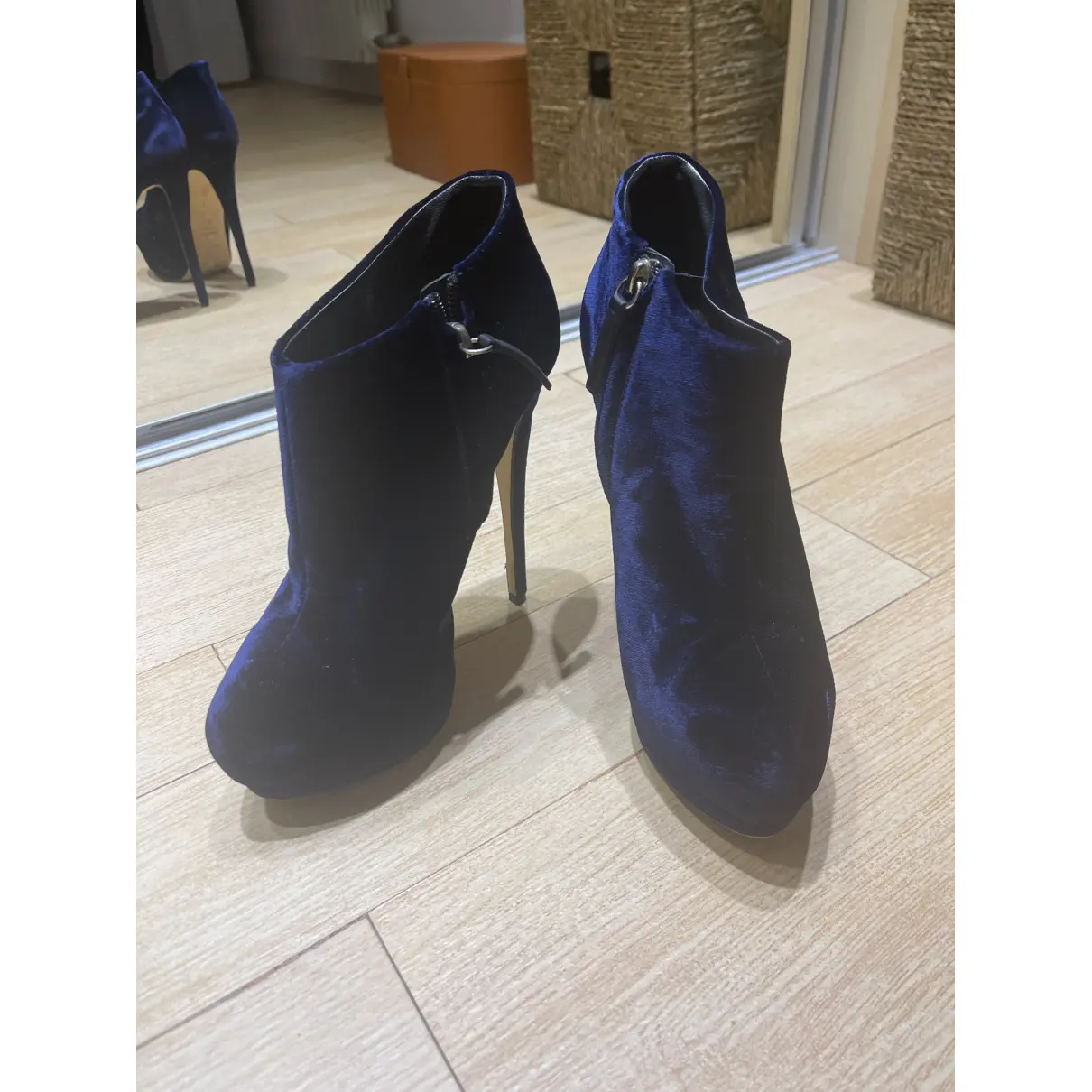 Buy Giuseppe Zanotti Velvet ankle boots online