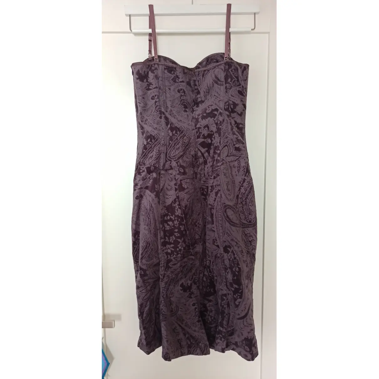 Buy STEFANEL Velvet mid-length dress online