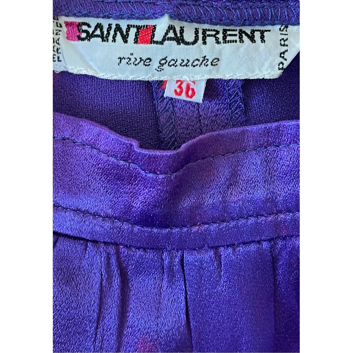 Luxury Yves Saint Laurent Trousers Women - Vintage