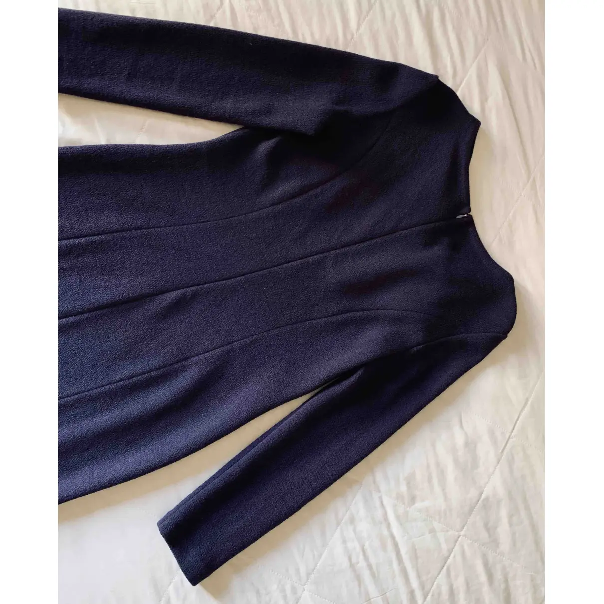 Buy Armani Collezioni Wool mid-length dress online