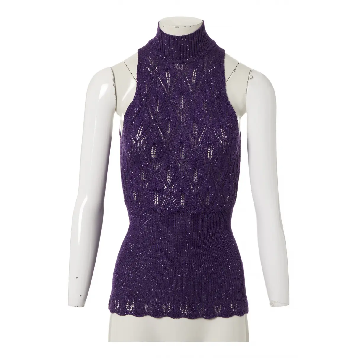 Purple Wool Top Dolce & Gabbana