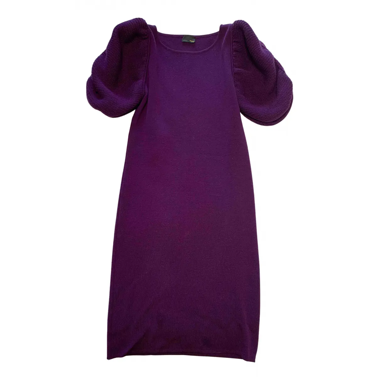 Wool mid-length dress Fendi