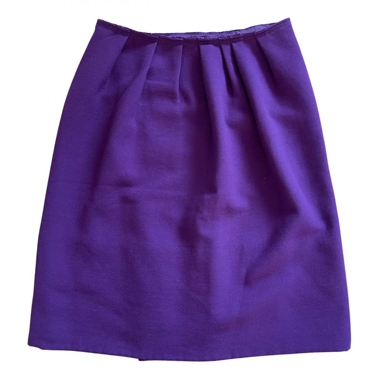 Wool mid-length skirt Miu Miu