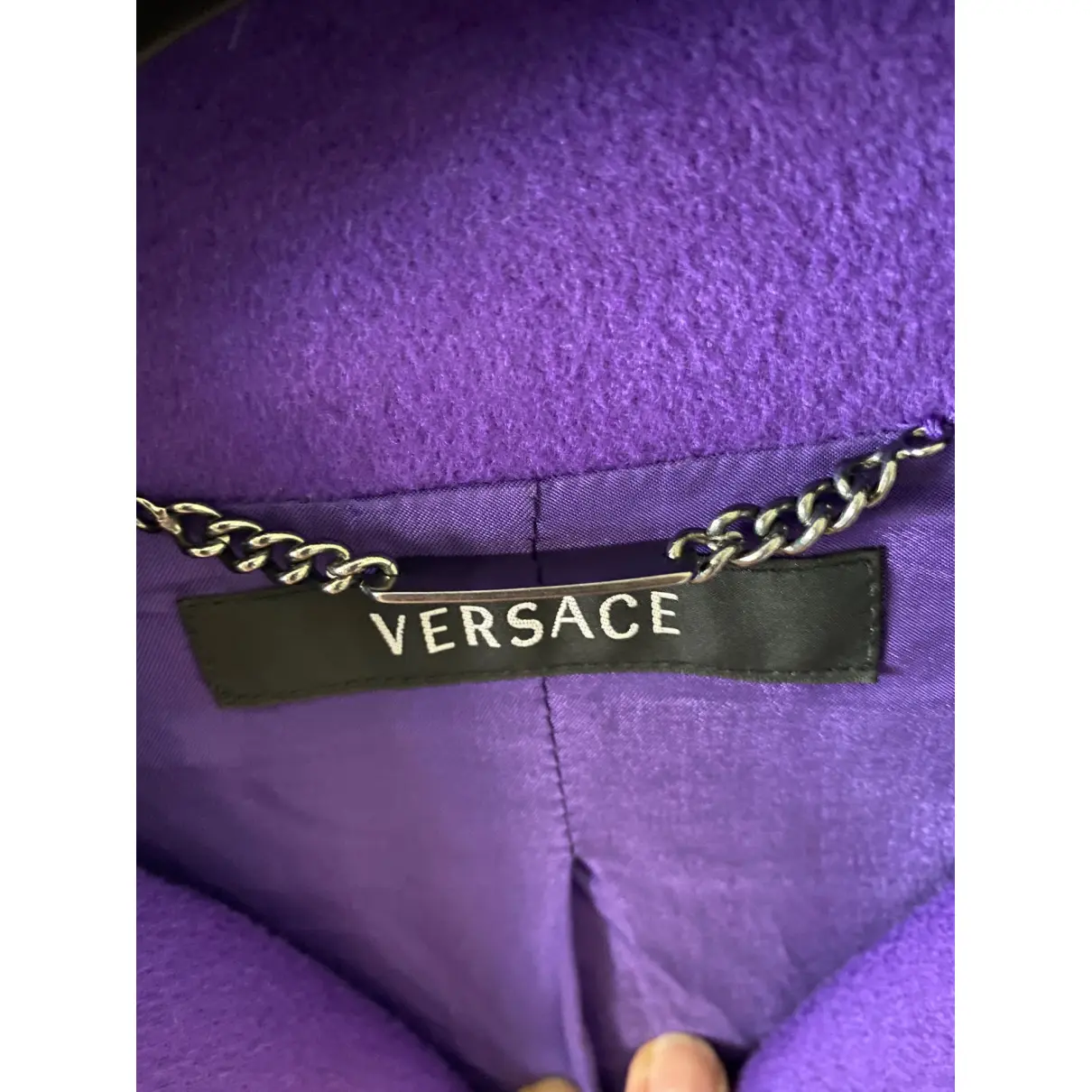 Wool coat Versace