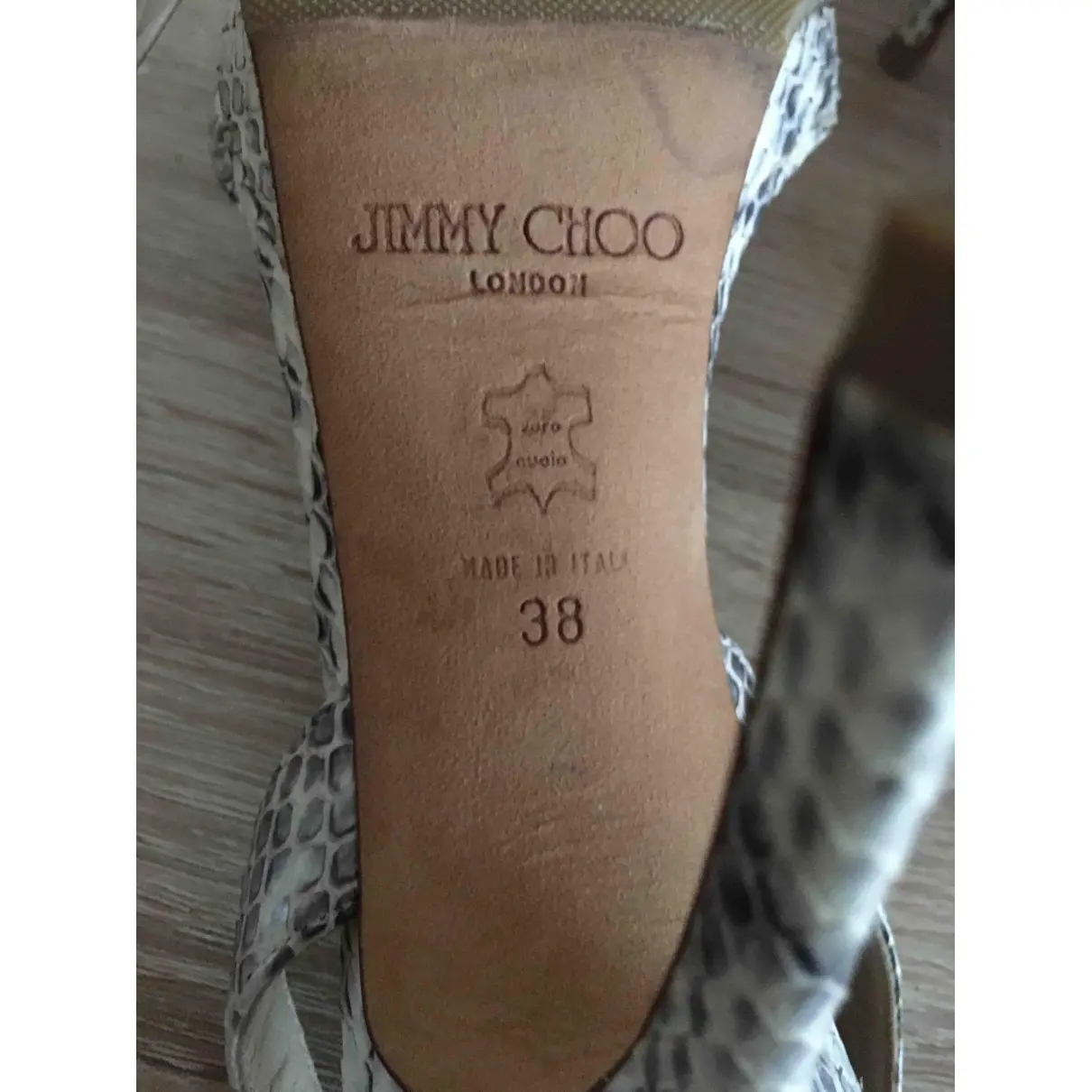 Buy Jimmy Choo Python sandals online