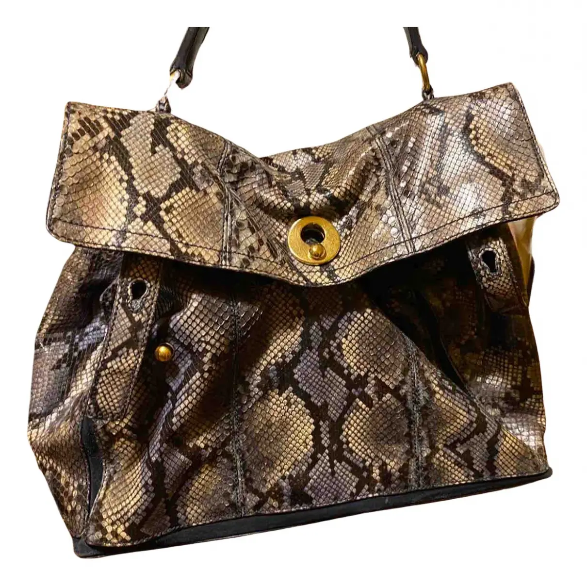 Muse Two python handbag Yves Saint Laurent