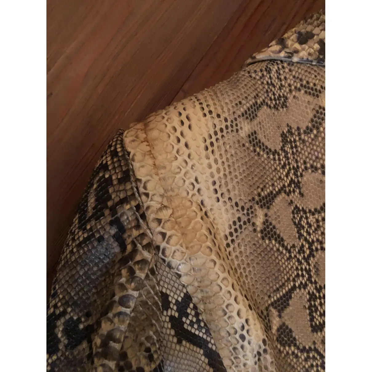 Python coat Trussardi - Vintage