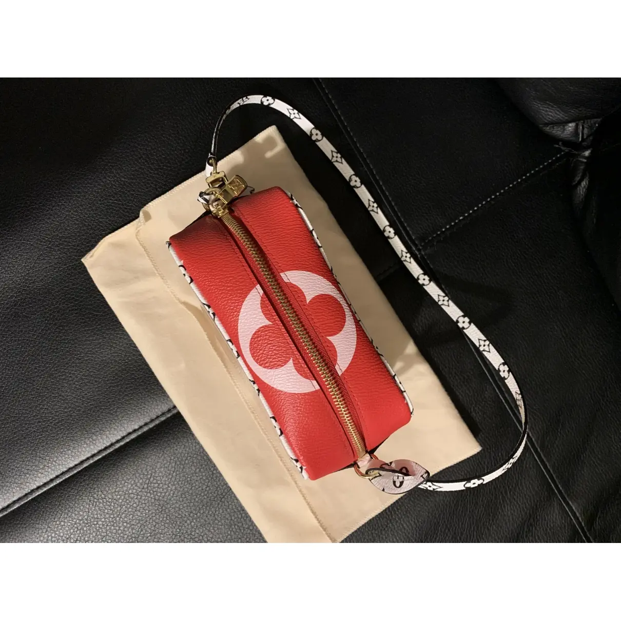 Louis Vuitton Beach cloth clutch bag for sale