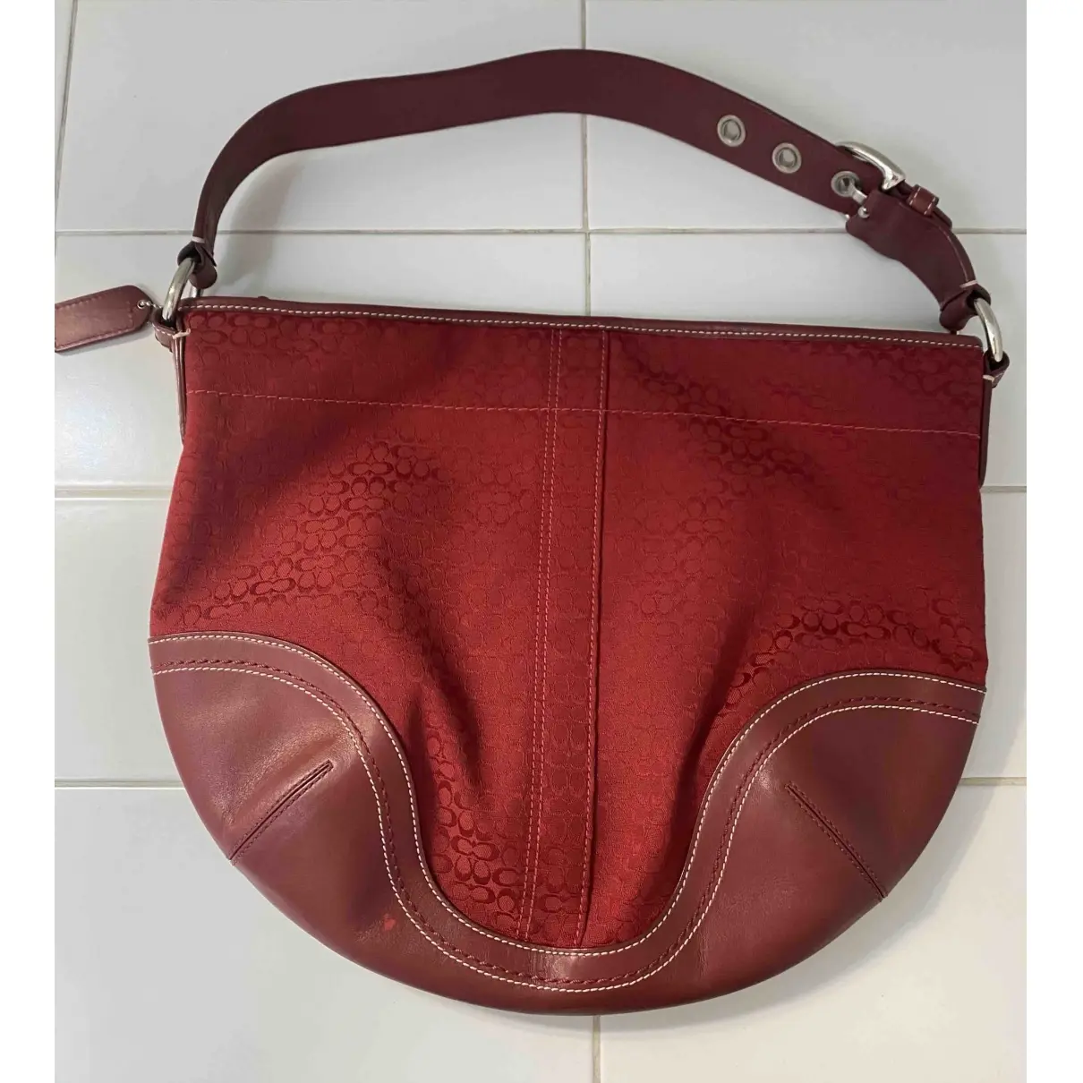 Coach Cloth handbag for sale