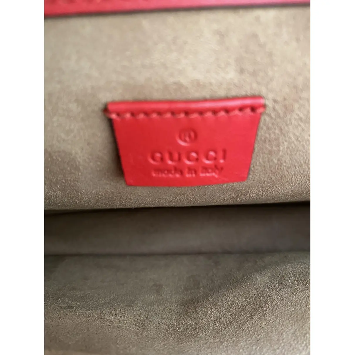 Dionysus cloth clutch bag Gucci