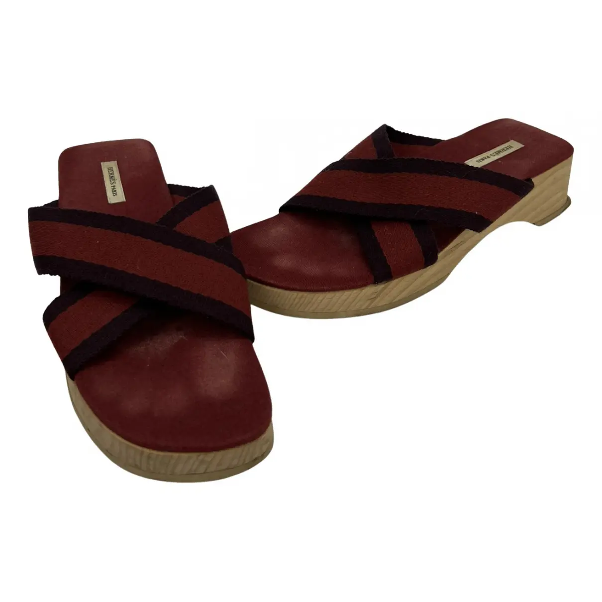 Cloth sandal Hermès