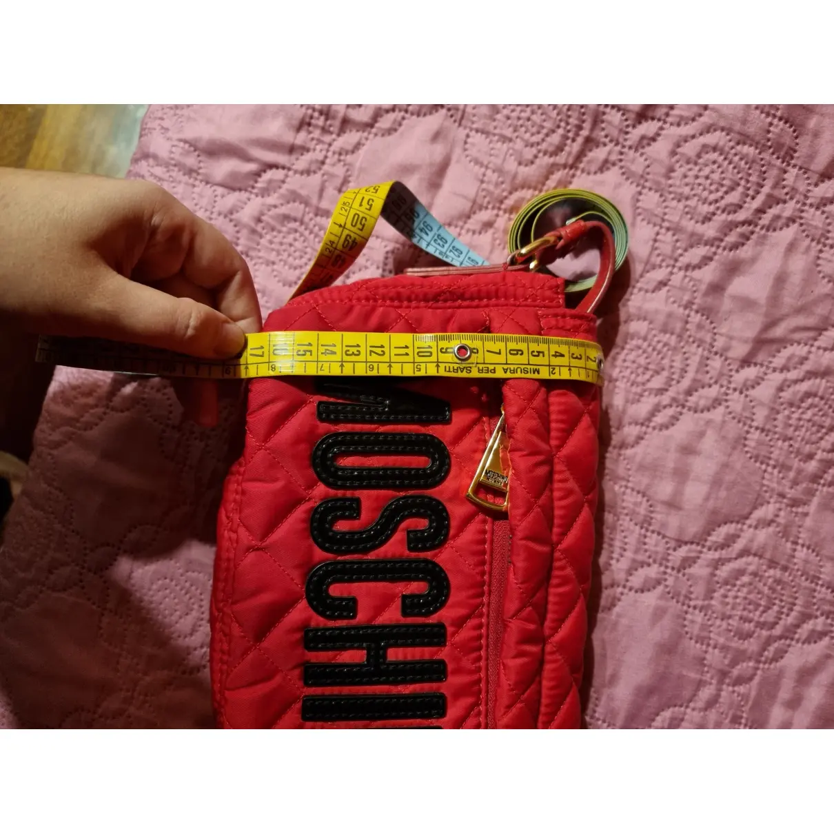 Cloth crossbody bag Moschino