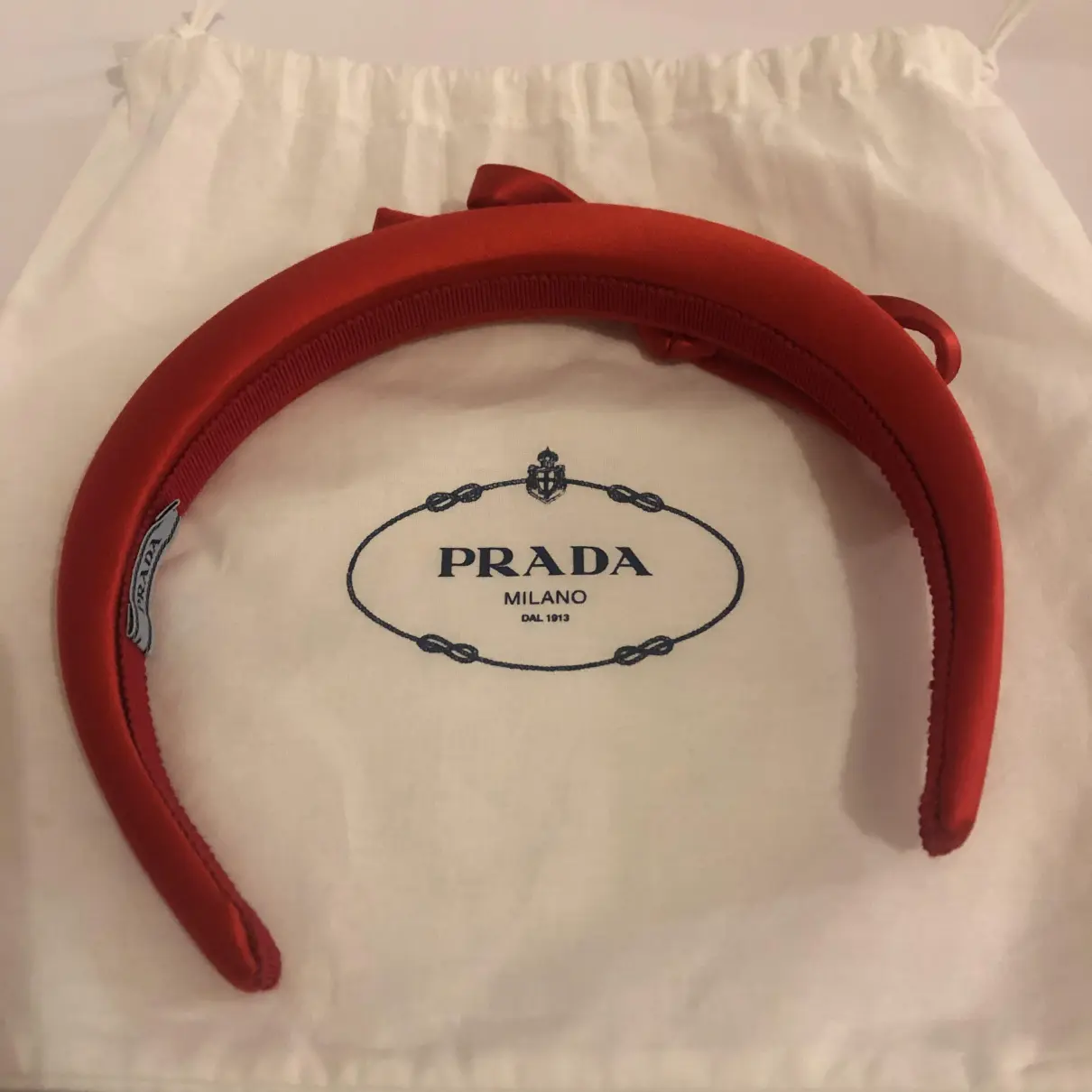 Cloth hair accessory Prada