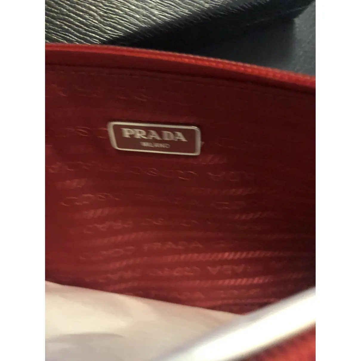 Re-Nylon cloth clutch bag Prada