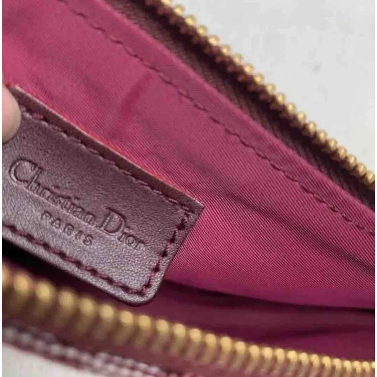 Buy Dior Saddle cloth clutch bag online - Vintage