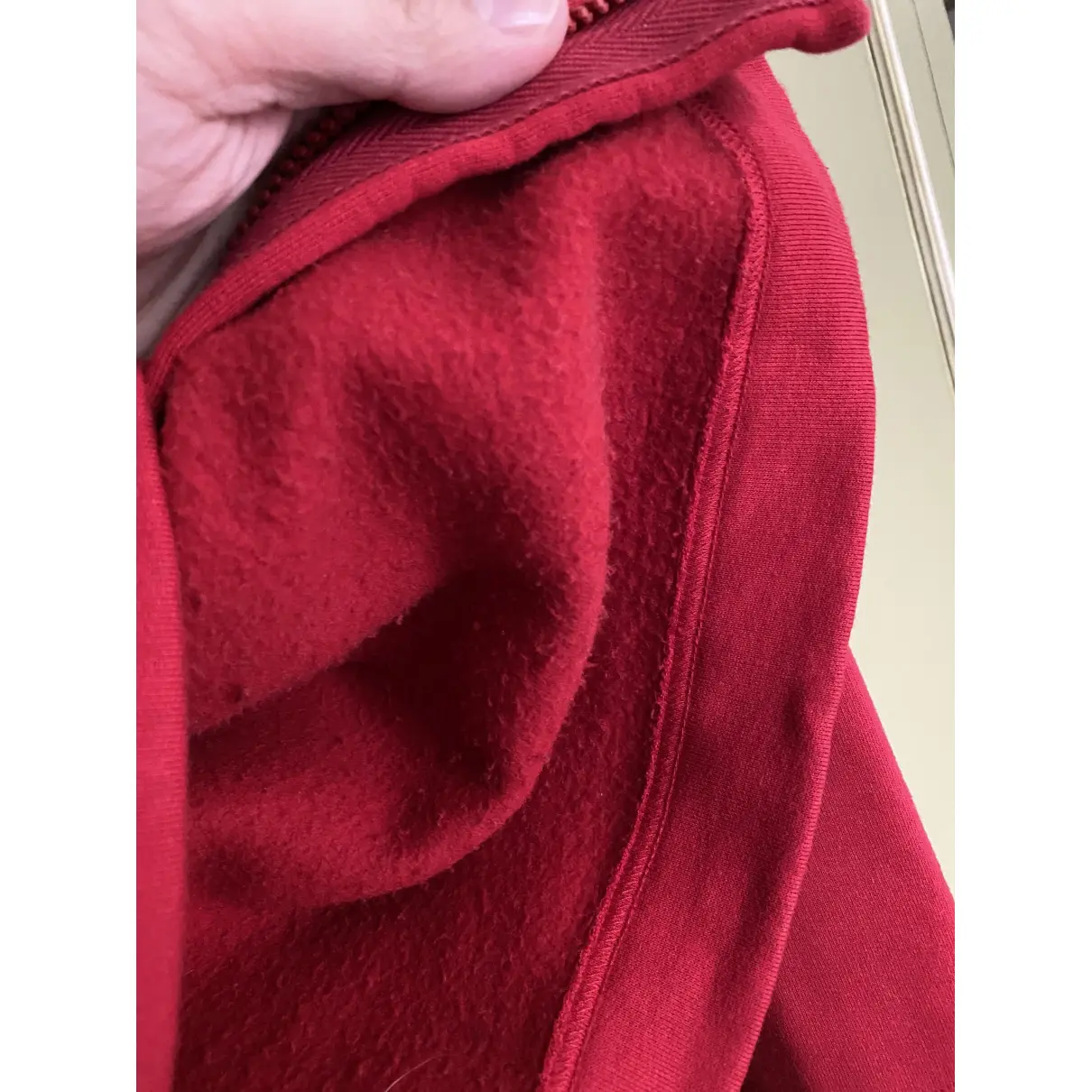 Red Cotton Knitwear & Sweatshirt Acne Studios